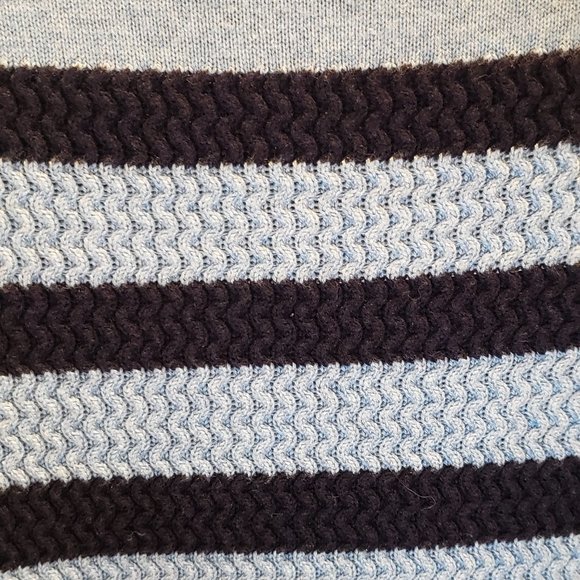 Talbots Striped Knit Sweater with Buttons - Picture 4 of 10